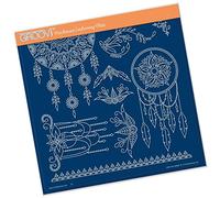 Claritystamp Tina's Henna Dreamcatcher A4 Groovi Parchment Embossing Plate