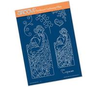 Claritystamp Topaze Groovi Parchment Embossing Plate