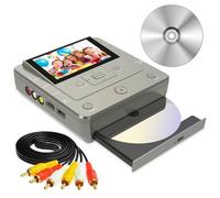 Clariviews VHS to DVD Recorder, TV to USB Device or SD Card or HDD Recorder, Smart Phone WiFi to DVD/USB/SD/HDD Copy, WiFi APP Media Recorder【Comes with 10 Free DVD-R 】