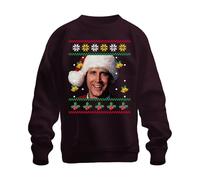 Clark Beautiful Gift at the Griswolds - Ugly Christmas Sweater Christmas Unisex Jumper, burgundy, XL
