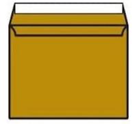 Clark Blake Creative Shine C7 162 X 229 mm 130 Gsm Peel And Seal Wallet Metallic Gold Envelopes - Box Of 250