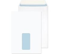 Clark Blake Purely Everyday C5 229 X 162 mm 100 Gsm Pocket Peel & Seal Window Envelopes (23084/100 Pr) White - Pack Of 100