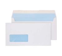 Clark Blake Purely Everyday Dl 110 X 220 mm 100 Gsm Peel & Seal Window Wallet White - Pack Of 50