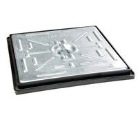 Clark Drain 300mm X 300mm 5T Galvanised Steel Manhole Cover & Frame Pc2Bg Overall Size Including Frame Is 363mm X 363mm