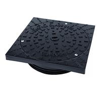 Clark Drain CD1649 300x300mm 12.5T Ductile Iron Solid Top Cover & Frame