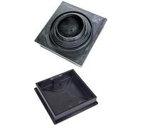 Clark Drain CD300SR Clear Opening 300mm x 300mm x 80mm (Overall Size Including Frame is 438mm x 438mm x 93mm Recessed Manhole Cover for Concrete or Screeding