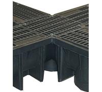 Clark-Drain CD406 Quad Corner Unit (**ONLY) for CD 422 Polypropylene Domestic Channel