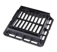 Clark Drain CD60DDI Gully Grate & Frame 302mm x 302mm x 75mm C250 Hinged Ductile Iron