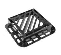 Clark Drain D400 Ductile Iron Gully Grate Drain Cover Square Slotted Top Inspection Chamber Hatch Access Panel 415 X 415 X 100mm