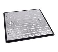 Clark Drain PC7BG 600mm x 600mm Clear Opening (Overall Size Including Frame 663mm x 663mm) Clark Drain 5 Tonne Man Hole Manhole Drain Cover Access Inspection
