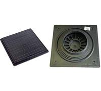 Clark-Drain Square Solid Top Lockable Plastic Manhole cover CLKS 300 - lid size: 380x380mm Hole up to 300x300mm