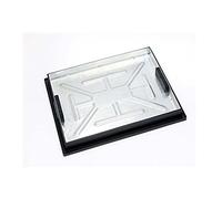 Clark-Drain T11G3 Recessed Manhole Cover and Frame 600 x 450 x 46mm (Sealed with Rubber Gasket)
