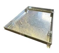 Clark Drain T11G3 SF Recessed Manhole Cover & Galvanized Steel Frame 600mm x 450mm x 43.5mm (Overall Size Including Frame is 700mm x 550mm x 50mm) Next Day DELIVERY Guaranteed