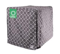 Clark Gable 36-inch Dog Crate Cover, Molly Mutt Large Kennel Cover Measures 36” x 24” x 27”, Two Panel Doors Roll Up, Made from Machine-Washable 100% Cotton That is Durable, Breathable & Pre-Shrunk