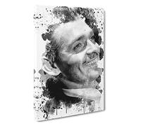 Clark Gable V3 Canvas Print | Gallery Wrapped 30mm Frame Wall Art | 30x20 inches | Ready to Hang | Modern Picture | Living Room Bedroom Lounge Office