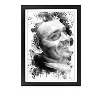 Clark Gable V3 Framed Print | A2 Black Framed Wall Art | Ready to Hang | Modern Nature Picture | Living Room Bedroom Lounge Office