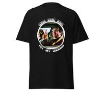Clark Griswold Christmas Vacation T-Shirt - uni Sex 80s Xmas Holiday Tee Black L