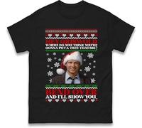Clark Griswold Hey Griswold T Shirt, Funny Christmas Tee, Holiday Movie Xmas Top Black
