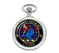 Clark lion Scottish Clan Pocket Watch