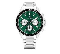 Clark Stainless Steel Green Dial Mens Watch