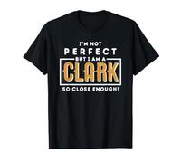 Clark T Shirt First Name I'm Not Perfect But I'm Clark Value Graphic T-Shirt, Men, Black, L
