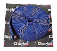 Clarke 10m x 2" Layflat Hose, Lightweight Water Pump Delivery Hose, Max 43.5psi