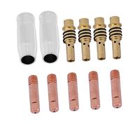 Clarke 150 Mig Welder Tips,Vulcan Welder,Welding Equipment 11Pcs Nozzles Tips Holders Mig Welder Consumable Accessory Fit For 15Ak Torch