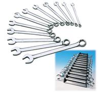 Clarke 1700420 Pro20 12 Piece Combination Wrench/Spanner Set - Metric