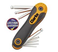 Clarke 1700542 Pro142 8 Piece Hex Key Set (Ball End)