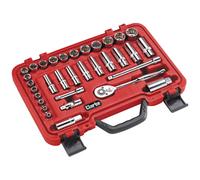 Clarke 1700788 Pro382 33 Piece 3/8” Multi Fit Socket Set