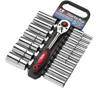 Clarke 1700796 Pro390 19 Piece Deep Drive 6 Point Metric Socket Set