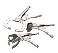 Clarke 1800103 Cht103 Lock Welding Clamps 3Pc