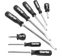Clarke 1800122 Cht122 8 Piece Mixed Screwdriver Set