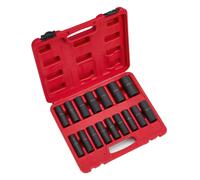 Clarke 1800311 Cis12/17B 16 Piece Deep Impact Socket Set