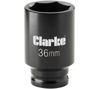 Clarke CIS36 36mm Deep Impact Socket - 1/2" Square Drive