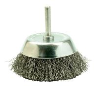 Clarke 1801560 Cht560 75Mm Spindle Mounted Crimped Wire Cup Brush
