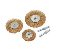 Clarke 1801562 Cht562 3 Piece Wire Brush Set