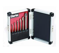 Clarke 1801704 Cht704 6 Piece Glass Drill Bit Set
