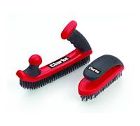Clarke 1801767 Cht767 Easy Grip And D Handle Wire Brush Set