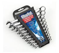 Clarke 1801806 Cht806 11 Piece Combination Spanner Set - Metric