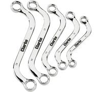 Clarke 1801809 Cht809 5 Piece S-Type Ring Spanner Set - Metric