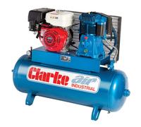 Clarke 2090735 Sp27C150 150L Petrol Stationary Air Compressor