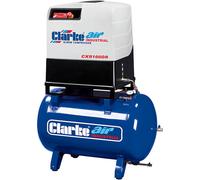 Clarke Clarke CXR100DR 37.1cfm 270Litre 10HP Industrial Screw Compressor With Dryer (400V)