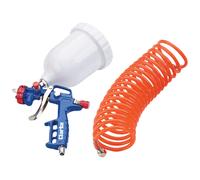 Clarke Clarke KIT300B Gravity Fed Spray Gun and 5 Metre Air Recoil Hose