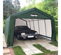 Clarke 3503578 Cig81224 Heavy Duty Instant Garage / Workshop - Green (7.3 X 3.7 X 2.5M)