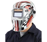 Clarke 6000708 Gwh6 Chequer Design Arc Activated Solar Powered Grinding/Welding Headshield