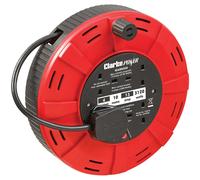 Clarke CCR10 4 socket 10m Cassette Cable Reel (230V) - 6155320