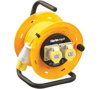 Clarke 6155330 Ccr2516A 2 Socket 25M Cable Reel (110V)