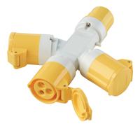 Clarke 6160700 Gap1 110V 16Amp 3-Way Generator Adaptor Plug
