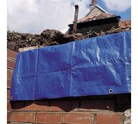 Clarke 6471268 Trp20/40B Blue & Silver Tarpaulin 20 X 40